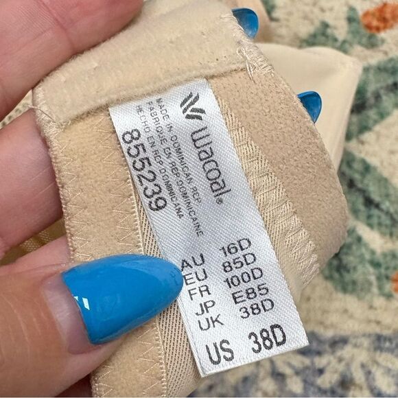 Wacoal Fine Form unlined full coverage underwire bra size 38D style 855239 - Picture 4 of 5